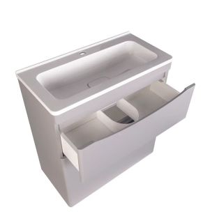 Тумба под раковину Style Line Бергамо СС-00002312 мини 70 Люкс антискрейтч Plus 70 см